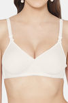 Tweens Padded Non Wired Full Coverage T-Shirt Bra - Off White — thumbnail 5